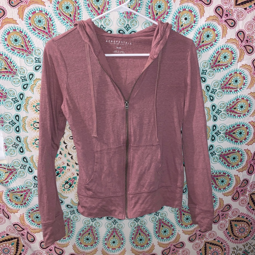 Aeropostale Lightweight Full-Zip Hoodie